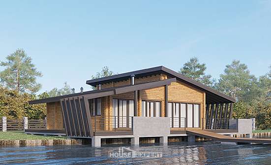 100-007-П Проект бани из дерева Иркутск | Проекты домов от House Expert