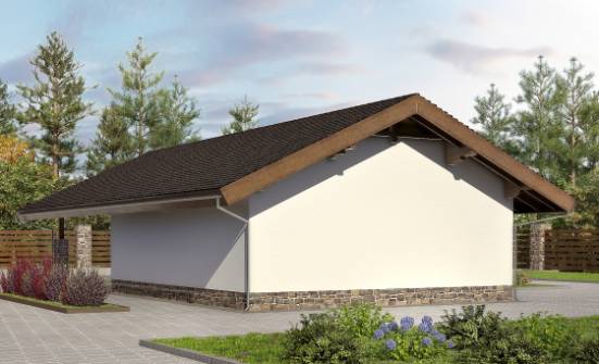 060-005-Л Проект гаража из кирпича Бодайбо | Проекты домов от House Expert