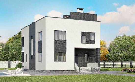 225-001-П Проект двухэтажного дома, простой дом из керамзитобетонных блоков Усть-Кут | Проекты домов от House Expert
