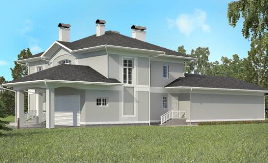 360-001-П Проект двухэтажного дома и гаражом, уютный домик из кирпича Ангарск | Проекты домов от House Expert