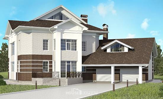 410-001-П Проект двухэтажного дома, гараж, уютный дом из кирпича Вихоревка | Проекты домов от House Expert