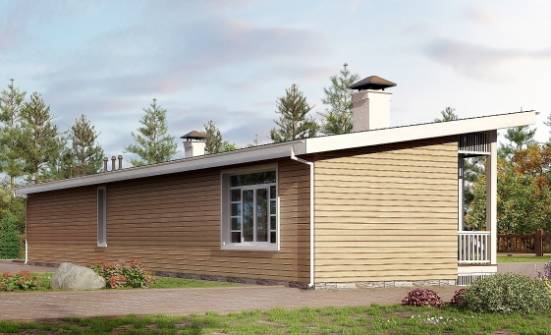 110-004-Л Проект бани из кирпича Нижнеудинск | Проекты одноэтажных домов от House Expert