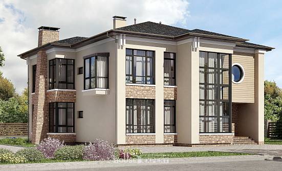 300-005-Л Проект двухэтажного дома, красивый загородный дом из кирпича Железногорск-Илимский | Проекты домов от House Expert