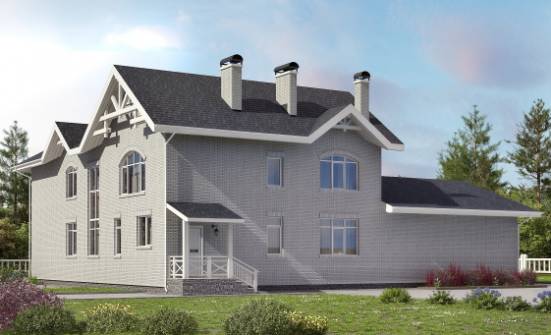 340-004-П Проект двухэтажного дома, классический коттедж из газобетона Усть-Кут | Проекты домов от House Expert
