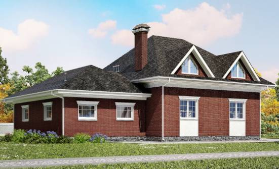 290-002-П Проект двухэтажного дома мансардой, гараж, современный домик из арболита Тулун | Проекты домов от House Expert