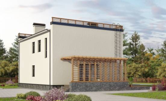 215-002-Л Проект двухэтажного дома, уютный дом из твинблока Усть-Илимск | Проекты домов от House Expert