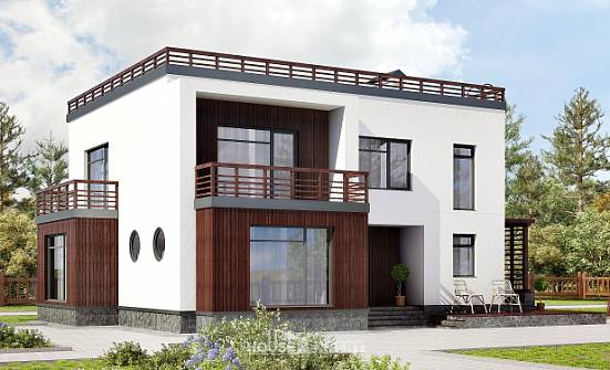 215-002-П Проект двухэтажного дома, уютный коттедж из поризованных блоков Тулун | Проекты домов от House Expert
