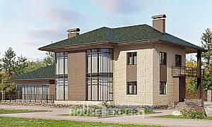 Проекты двухэтажных домов, Зима