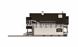 400-004-П Проект трехэтажного дома мансардный этаж, гараж, огромный домик из кирпича, Железногорск-Илимский